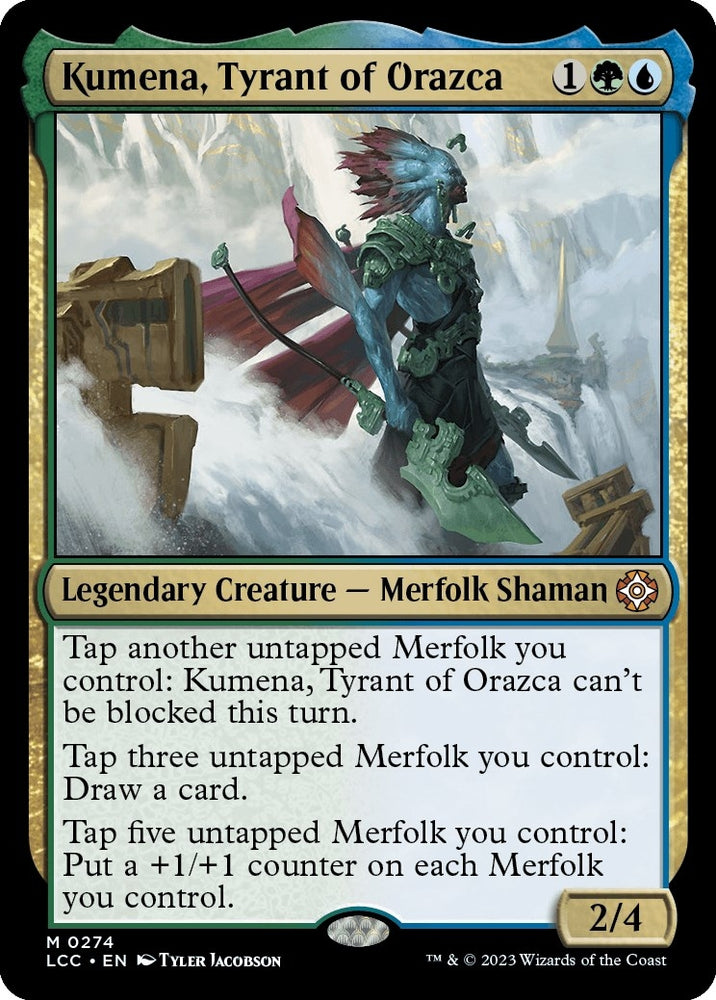 Image for Kumena, Tyrant of Orazca (274) [Commander: The Lost Caverns of Ixalan]