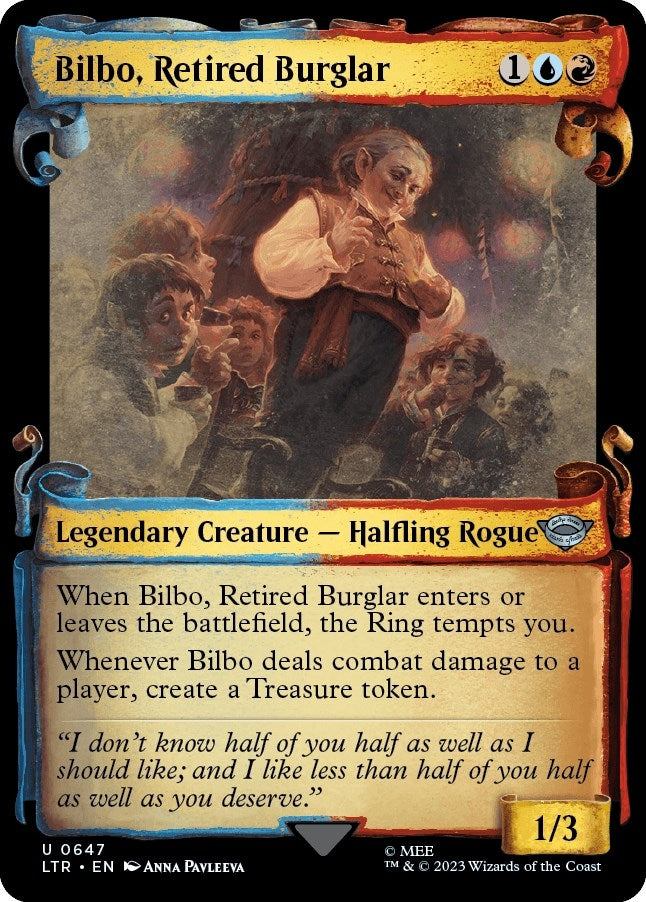 Image for Bilbo, Retired Burglar (Showcase Scrolls) (647) [Universes Beyond: The Lord of the Rings: Tales of Middle-earth]
