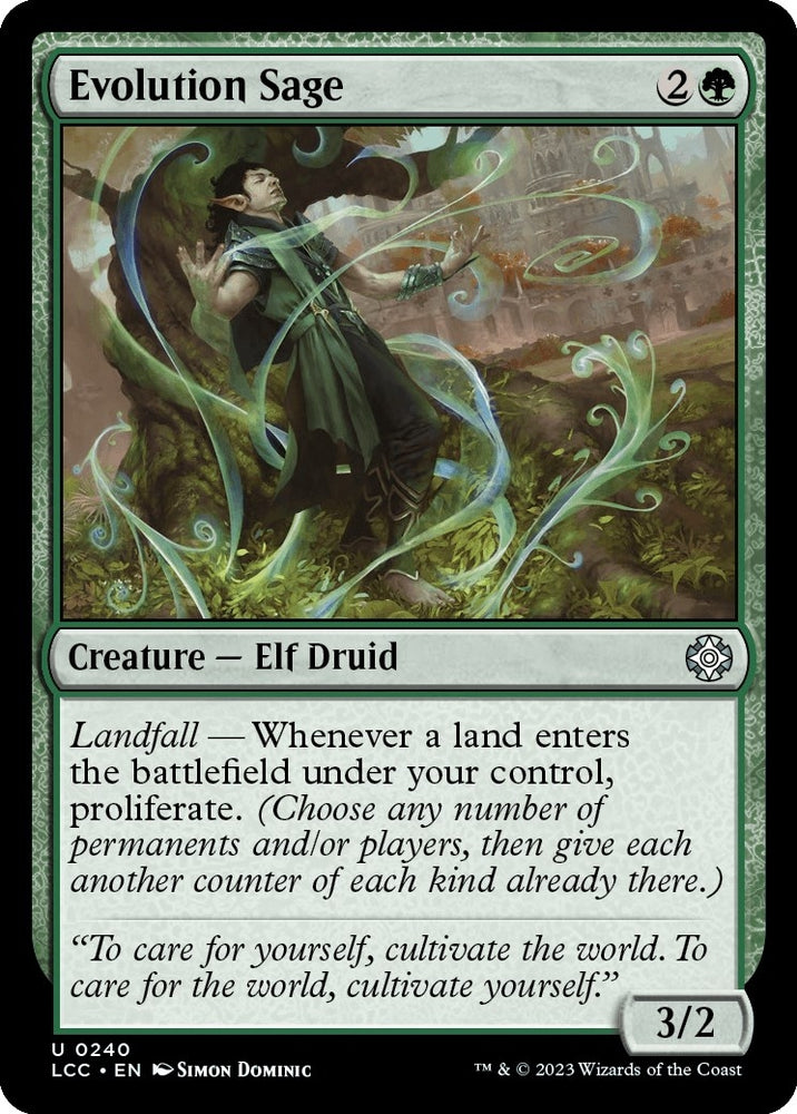 Image for Evolution Sage (240) [Commander: The Lost Caverns of Ixalan]