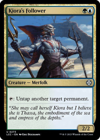 Image for Kiora's Follower (273) [Commander: The Lost Caverns of Ixalan]