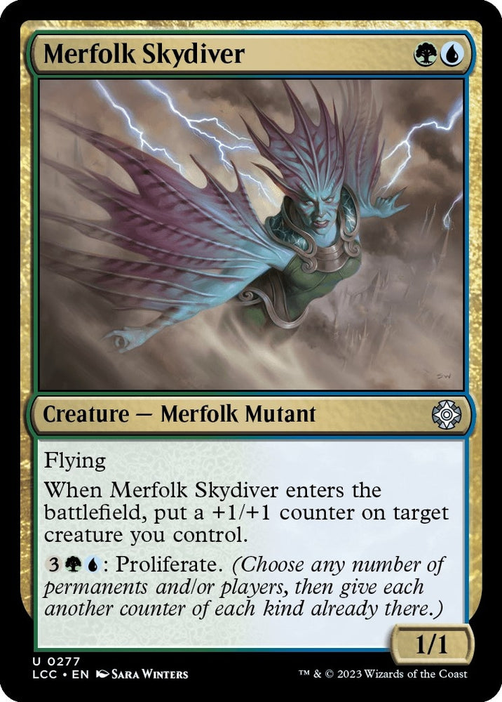 Image for Merfolk Skydiver (277) [Commander: The Lost Caverns of Ixalan]