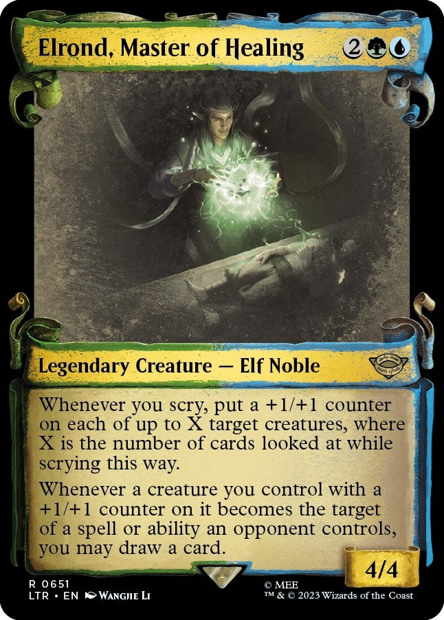 Image for Elrond, Master of Healing (Showcase Scrolls) (651) [Universes Beyond: The Lord of the Rings: Tales of Middle-earth]