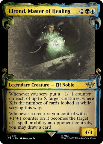 Image for Elrond, Master of Healing (Showcase Scrolls) (651) [Universes Beyond: The Lord of the Rings: Tales of Middle-earth]