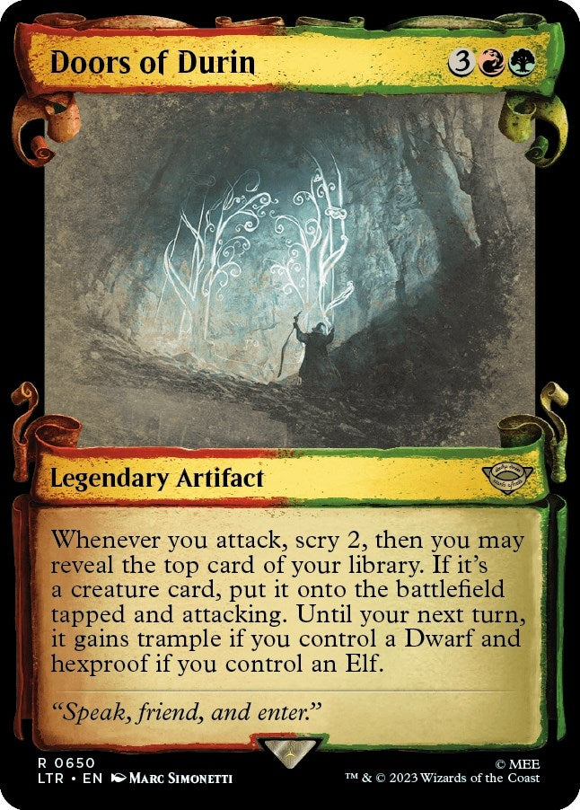 Image for Doors of Durin (Showcase Scrolls) (650) [Universes Beyond: The Lord of the Rings: Tales of Middle-earth]