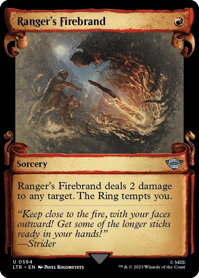 Image for Ranger's Firebrand (Showcase Scrolls) (594) [Universes Beyond: The Lord of the Rings: Tales of Middle-earth]