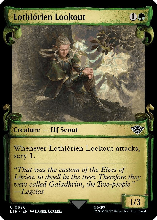 Image for Lothlorien Lookout (Showcase Scrolls) (626) [Universes Beyond: The Lord of the Rings: Tales of Middle-earth]