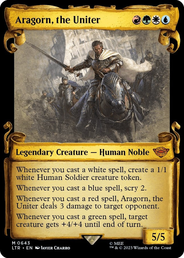 Image for Aragorn, the Uniter (Showcase Scrolls) (643) [Universes Beyond: The Lord of the Rings: Tales of Middle-earth]