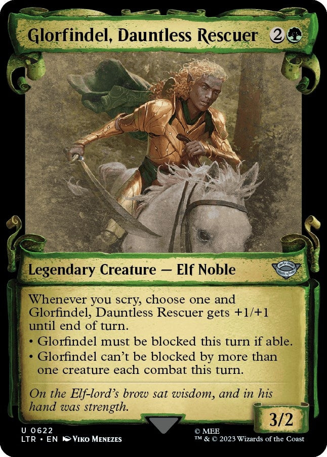 Image for Glorfindel, Dauntless Rescuer (Showcase Scrolls) (622) [Universes Beyond: The Lord of the Rings: Tales of Middle-earth]