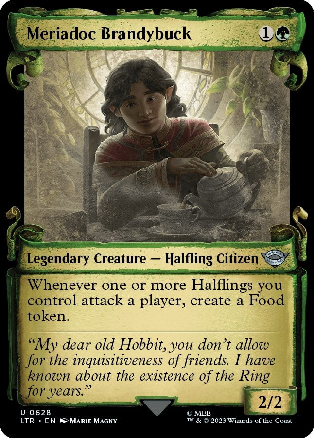 Image for Meriadoc Brandybuck (Showcase Scrolls) (628) [Universes Beyond: The Lord of the Rings: Tales of Middle-earth]