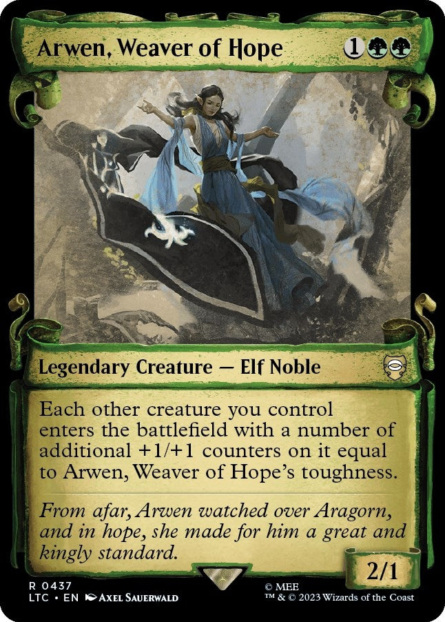 Image for Arwen, Weaver of Hope (Showcase Scrolls) (437) [Commander: The Lord of the Rings: Tales of Middle-earth]