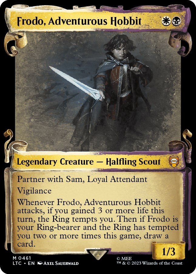 Image for Frodo, Adventurous Hobbit (Showcase Scrolls) (461) [Commander: The Lord of the Rings: Tales of Middle-earth]