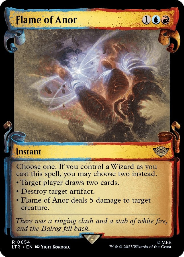 Image for Flame of Anor (Showcase Scrolls) (654) [Universes Beyond: The Lord of the Rings: Tales of Middle-earth]