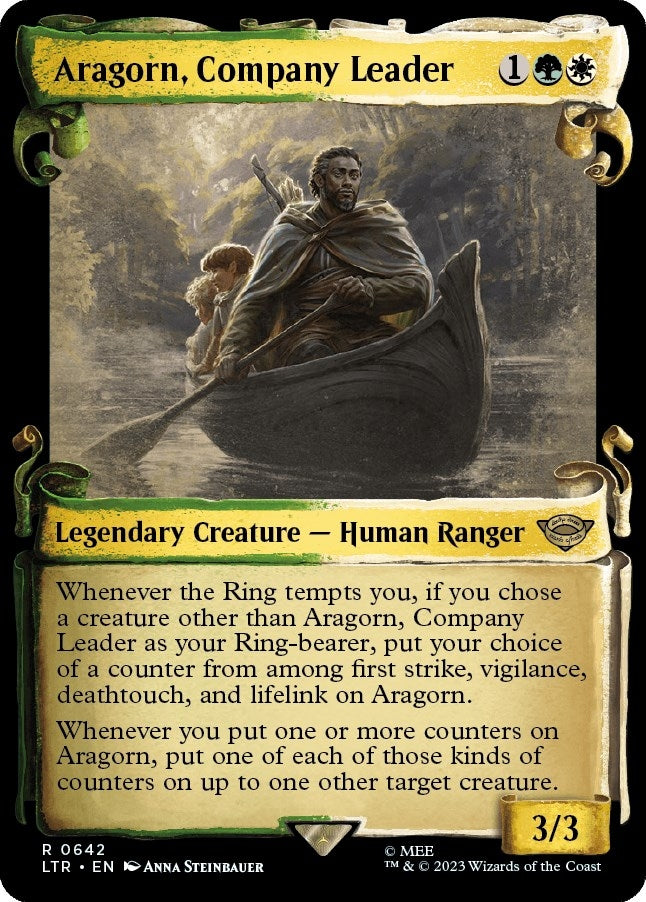 Image for Aragorn, Company Leader (Showcase Scrolls) (642) [Universes Beyond: The Lord of the Rings: Tales of Middle-earth]