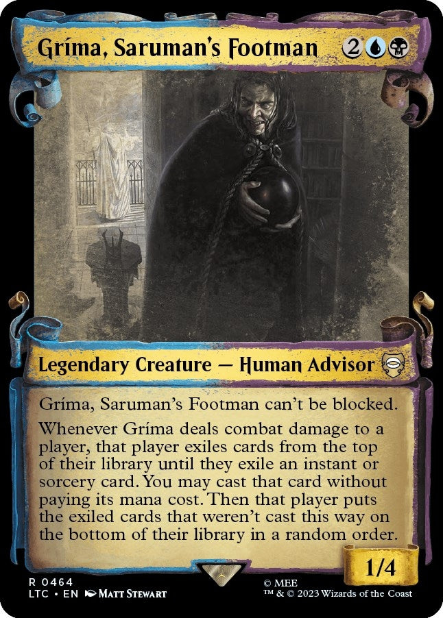Image for Grima, Saruman's Footman (Showcase Scrolls) (464) [Commander: The Lord of the Rings: Tales of Middle-earth]