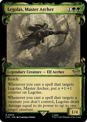 Image for Legolas, Master Archer (Showcase Scrolls) (624) [Universes Beyond: The Lord of the Rings: Tales of Middle-earth]