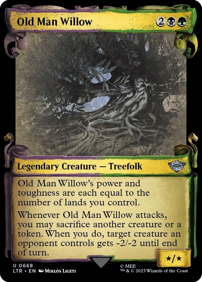 Image for Old Man Willow (Showcase Scrolls) (668) [Universes Beyond: The Lord of the Rings: Tales of Middle-earth]