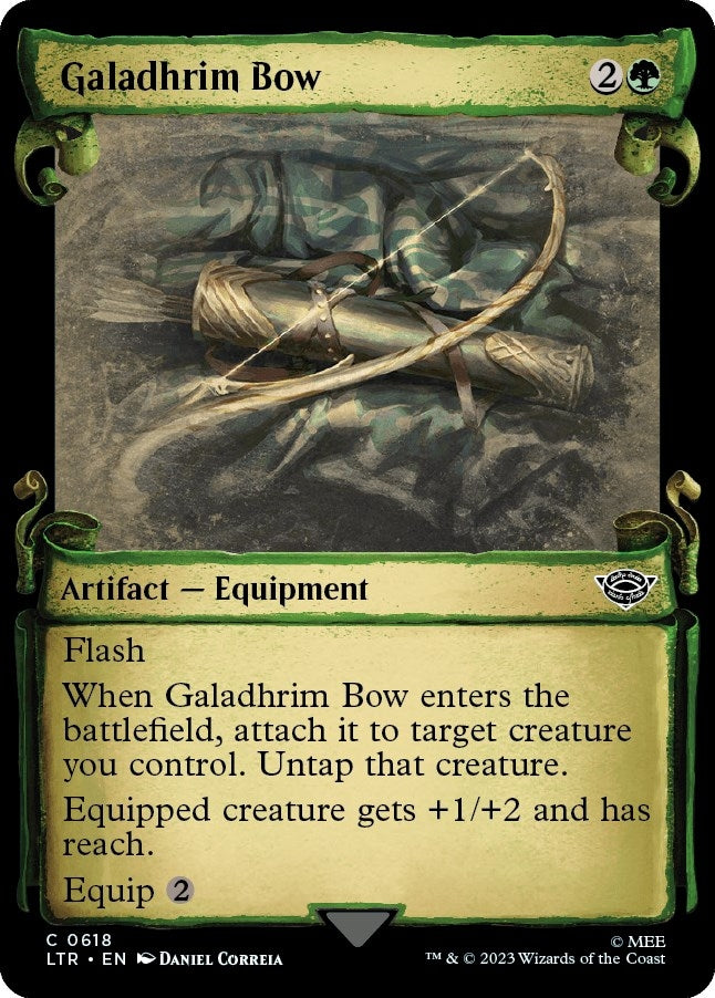 Image for Galadhrim Bow (Showcase Scrolls) (618) [Universes Beyond: The Lord of the Rings: Tales of Middle-earth]