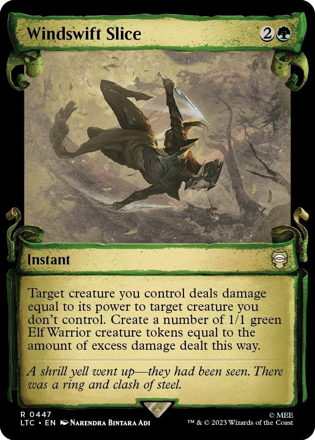 Image for Windswift Slice (Showcase Scrolls) (447) [Commander: The Lord of the Rings: Tales of Middle-earth]