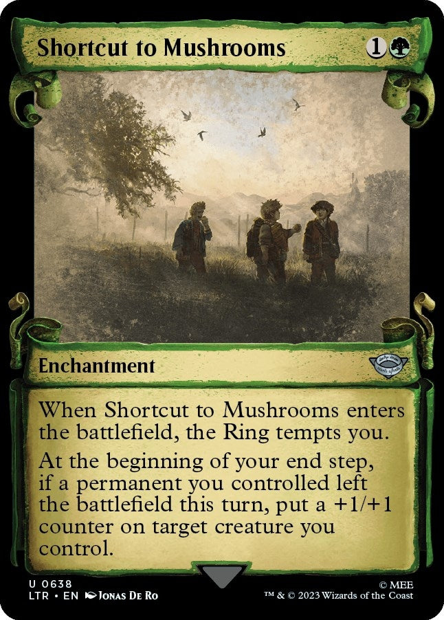 Image for Shortcut to Mushrooms (Showcase Scrolls) (638) [Universes Beyond: The Lord of the Rings: Tales of Middle-earth]