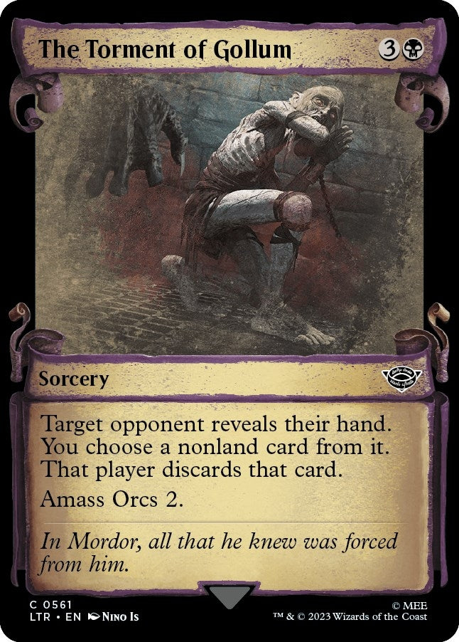 Image for The Torment of Gollum (Showcase Scrolls) (561) [Universes Beyond: The Lord of the Rings: Tales of Middle-earth]