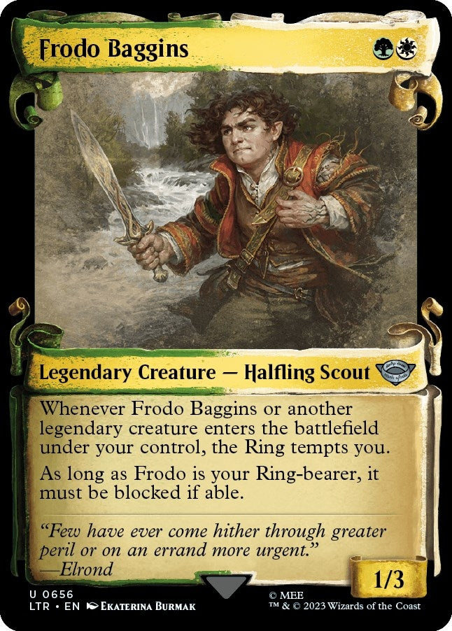 Image for Frodo Baggins (Showcase Scrolls) (656) [Universes Beyond: The Lord of the Rings: Tales of Middle-earth]