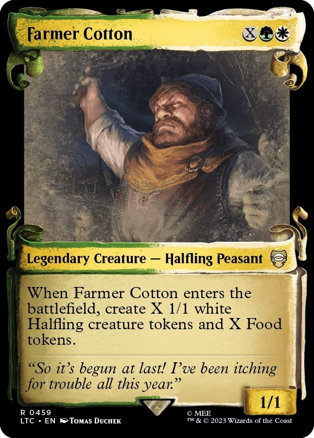 Image for Farmer Cotton (Showcase Scrolls) (459) [Commander: The Lord of the Rings: Tales of Middle-earth]