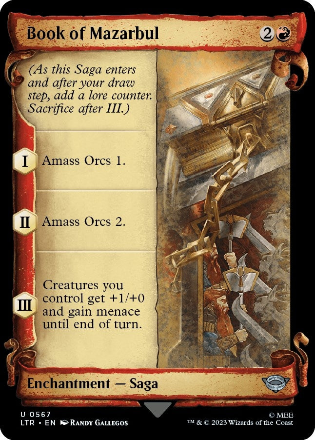Image for Book of Mazarbul (Showcase Scrolls) (567) [Universes Beyond: The Lord of the Rings: Tales of Middle-earth]