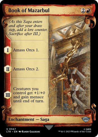 Image for Book of Mazarbul (Showcase Scrolls) (567) [Universes Beyond: The Lord of the Rings: Tales of Middle-earth]