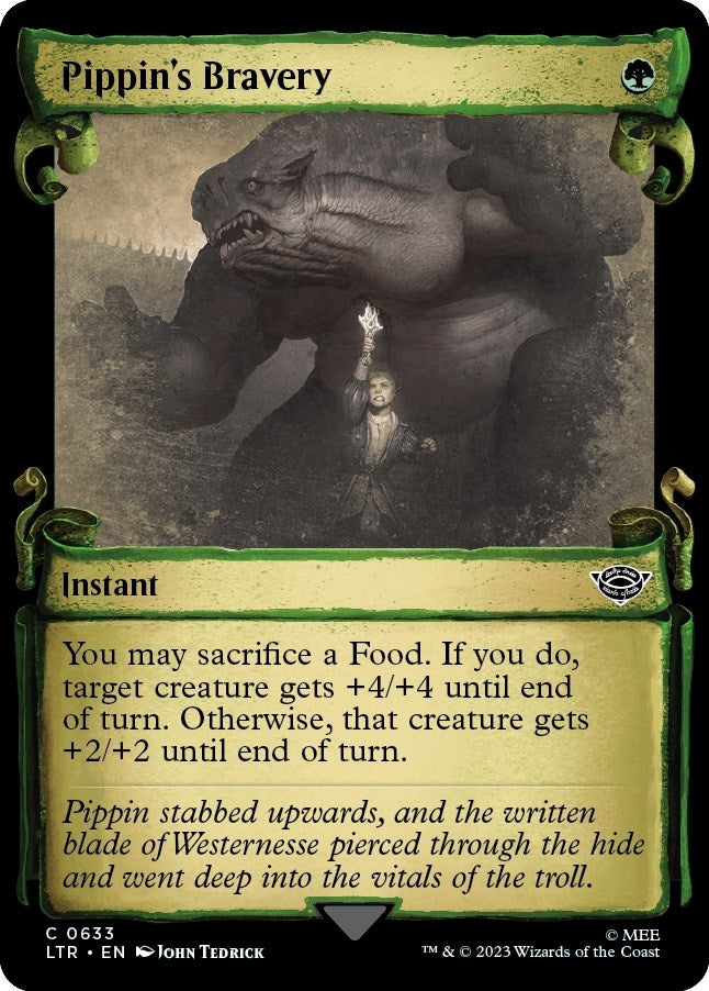 Image for Pippin's Bravery (Showcase Scrolls) (633) [Universes Beyond: The Lord of the Rings: Tales of Middle-earth]