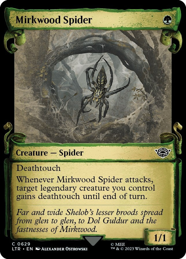 Image for Mirkwood Spider (Showcase Scrolls) (629) [Universes Beyond: The Lord of the Rings: Tales of Middle-earth]