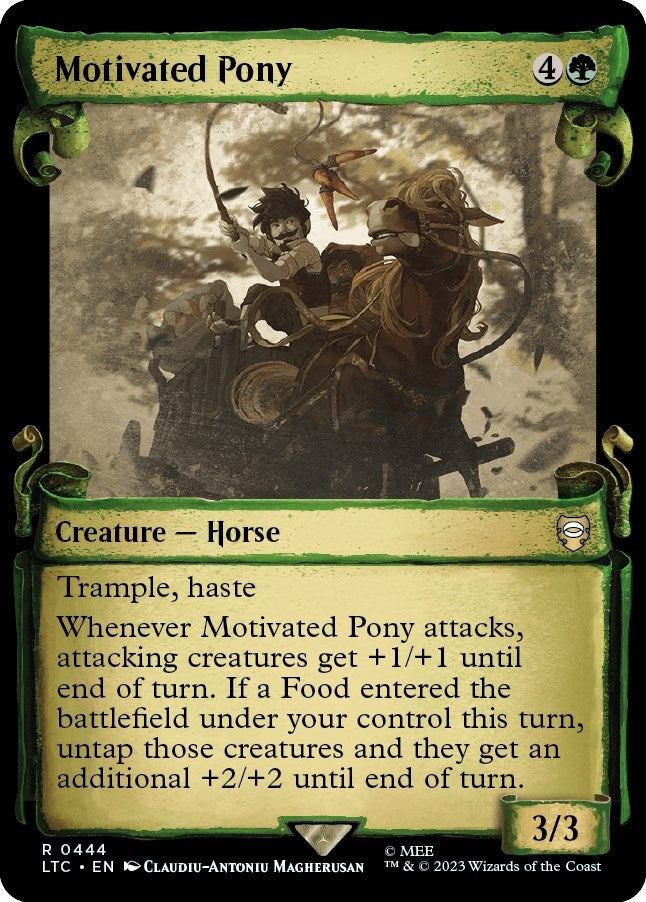 Image for Motivated Pony (Showcase Scrolls) (444) [Commander: The Lord of the Rings: Tales of Middle-earth]