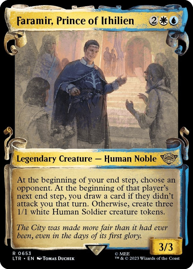 Image for Faramir, Prince of Ithilien (Showcase Scrolls) (653) [Universes Beyond: The Lord of the Rings: Tales of Middle-earth]