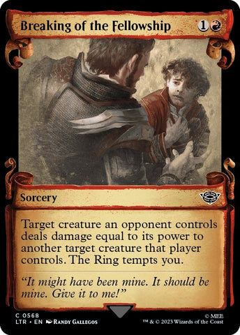 Image for Breaking of the Fellowship (Showcase Scrolls) (568) [Universes Beyond: The Lord of the Rings: Tales of Middle-earth]