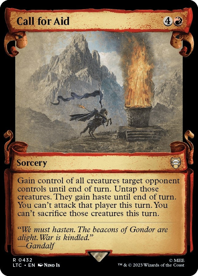 Image for Call for Aid (Showcase Scrolls) (432) [Commander: The Lord of the Rings: Tales of Middle-earth]