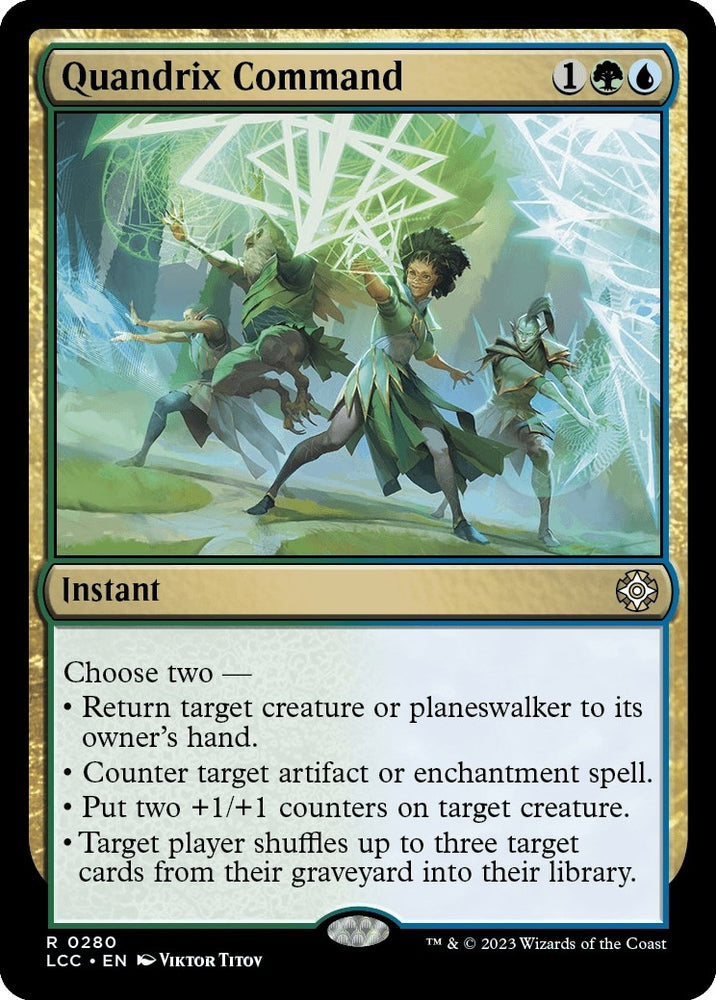 Image for Quandrix Command (280) [Commander: The Lost Caverns of Ixalan]