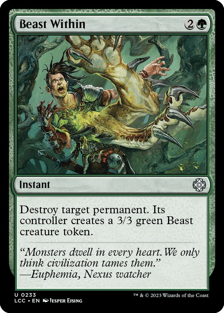 Image for Beast Within (233) [Commander: The Lost Caverns of Ixalan]
