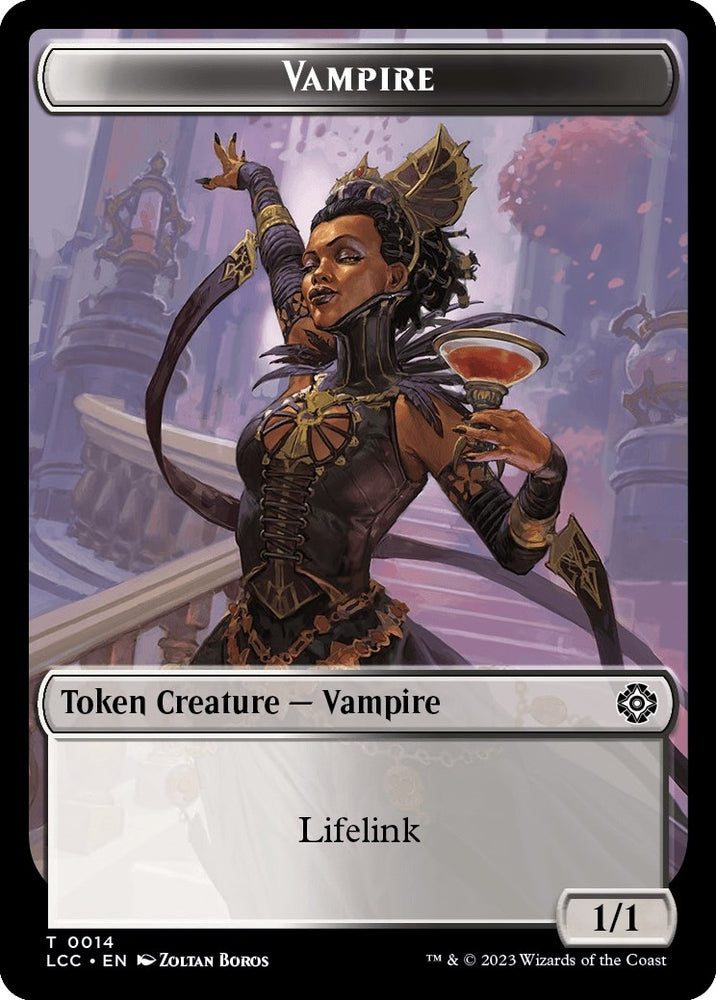 Image for Vampire (0014) // Vampire Demon Double-Sided Token (14 // 15) [Commander: The Lost Caverns of Ixalan]