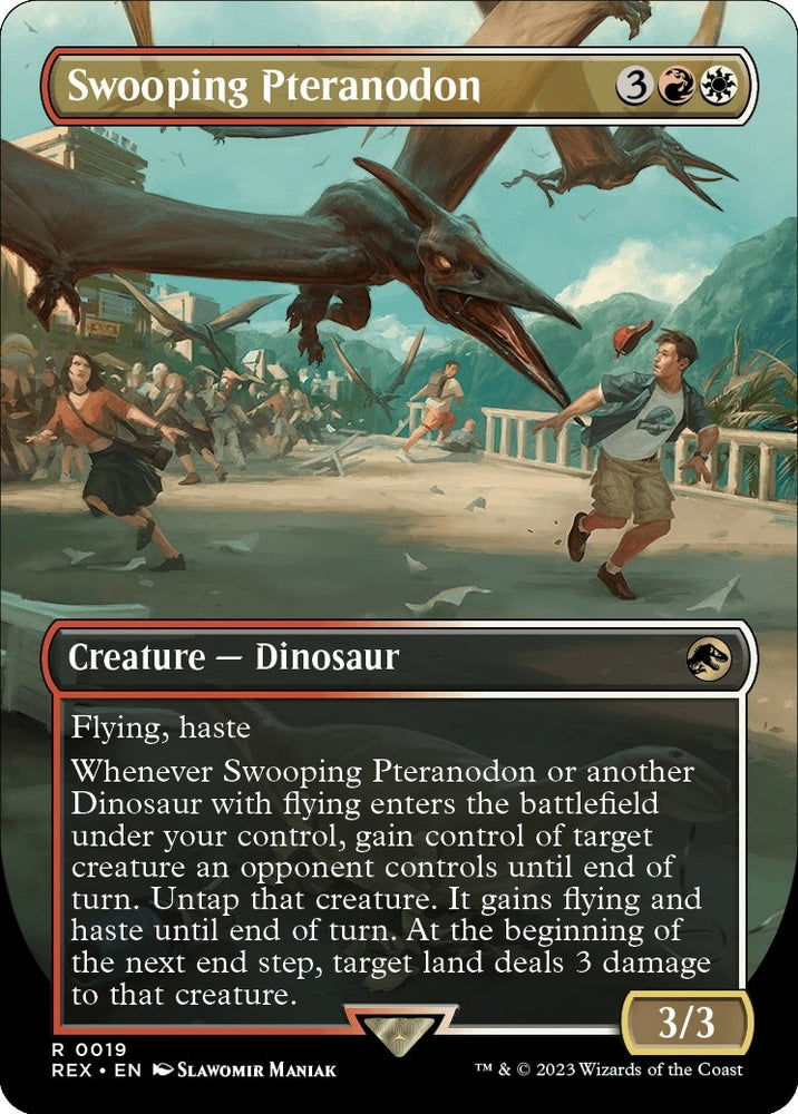 Image for Swooping Pteranodon (Borderless) (19) - Magic: The Gathering