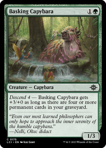 Image for Basking Capybara (175) [The Lost Caverns of Ixalan]