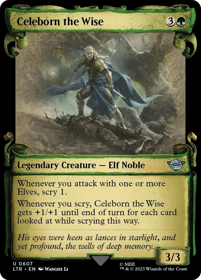 Image for Celeborn the Wise (Showcase Scrolls) (607) [Universes Beyond: The Lord of the Rings: Tales of Middle-earth]