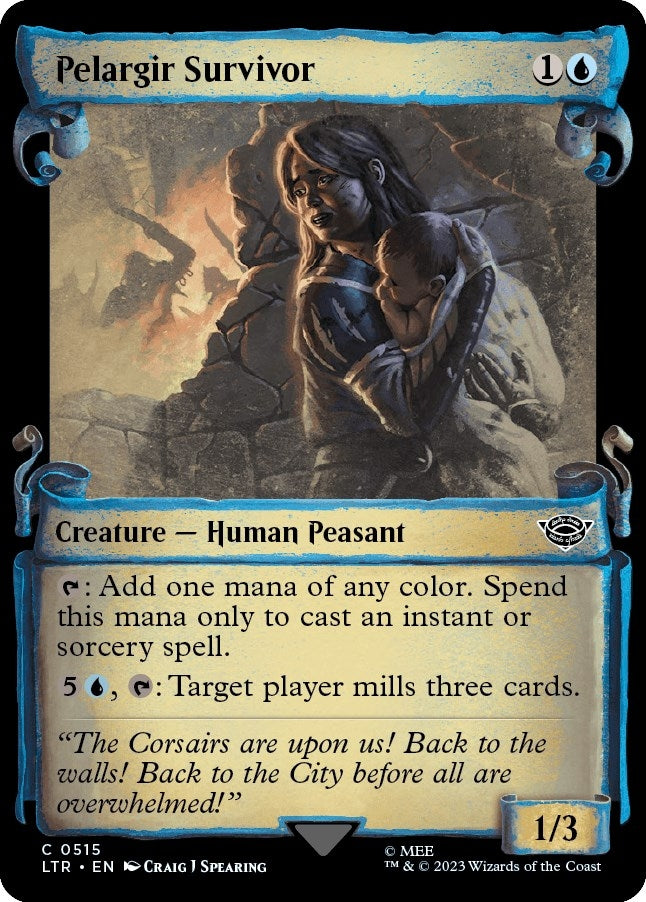 Image for Pelargir Survivor (Showcase Scrolls) (515) [Universes Beyond: The Lord of the Rings: Tales of Middle-earth]