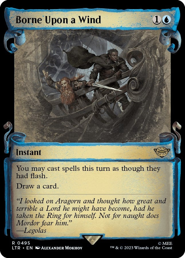 Image for Borne Upon a Wind (Showcase Scrolls) (495) [Universes Beyond: The Lord of the Rings: Tales of Middle-earth]