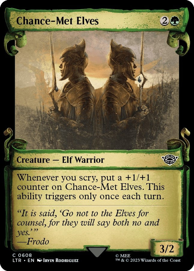 Image for Chance-Met Elves (Showcase Scrolls) (608) [Universes Beyond: The Lord of the Rings: Tales of Middle-earth]