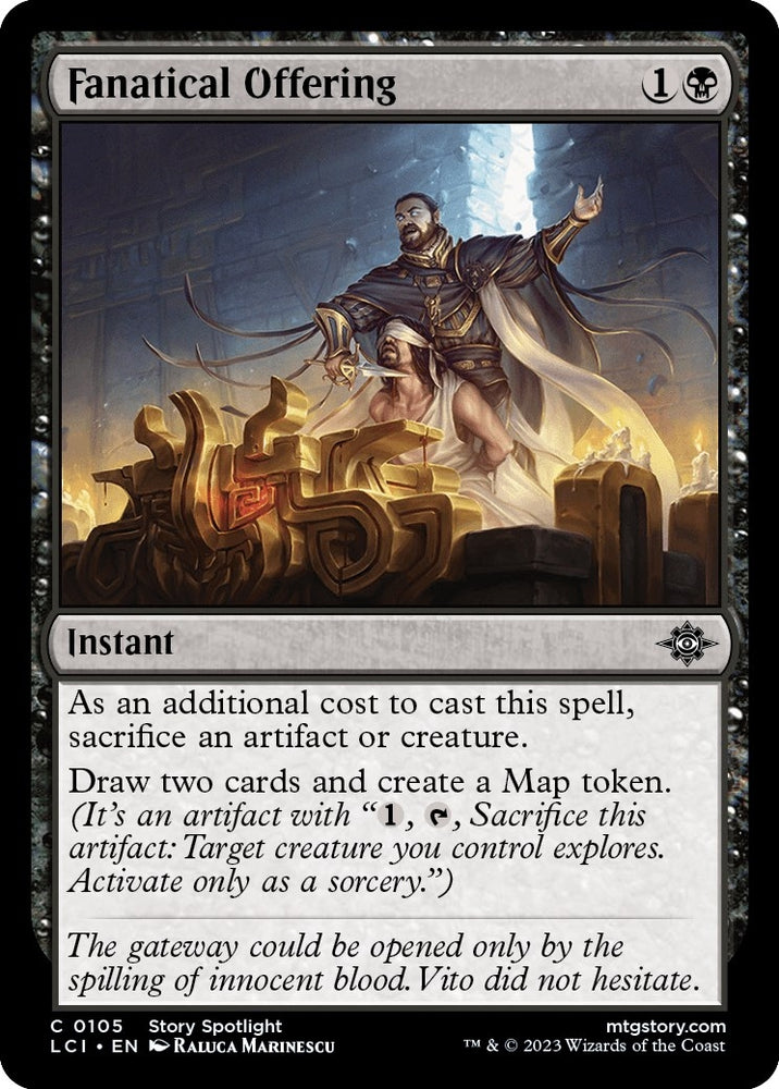 Image for Fanatical Offering (105) [The Lost Caverns of Ixalan]