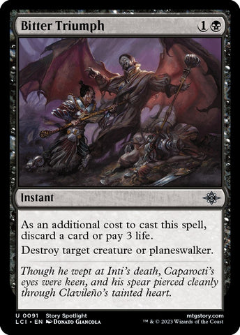 Image for Bitter Triumph (91) [The Lost Caverns of Ixalan]