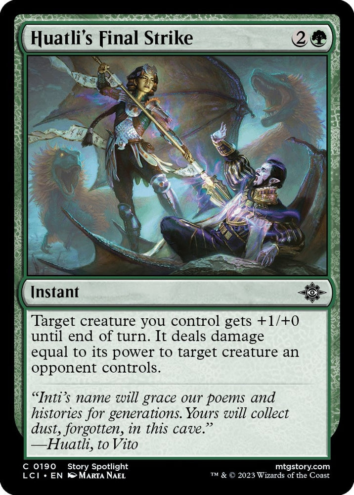 Image for Huatli's Final Strike (190) [The Lost Caverns of Ixalan]