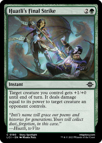Image for Huatli's Final Strike (190) [The Lost Caverns of Ixalan]