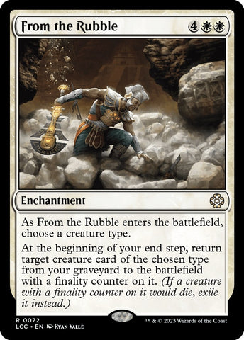 Image for From the Rubble (72) [Commander: The Lost Caverns of Ixalan]