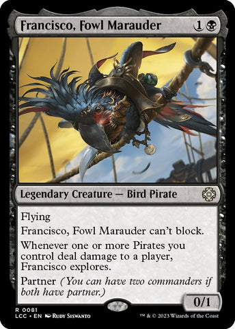 Image for Francisco, Fowl Marauder (81) [Commander: The Lost Caverns of Ixalan]