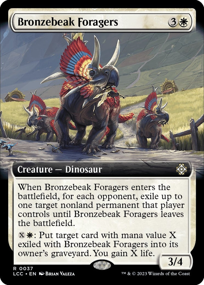 Image for Bronzebeak Foragers (Extended Art) (37) [Commander: The Lost Caverns of Ixalan]